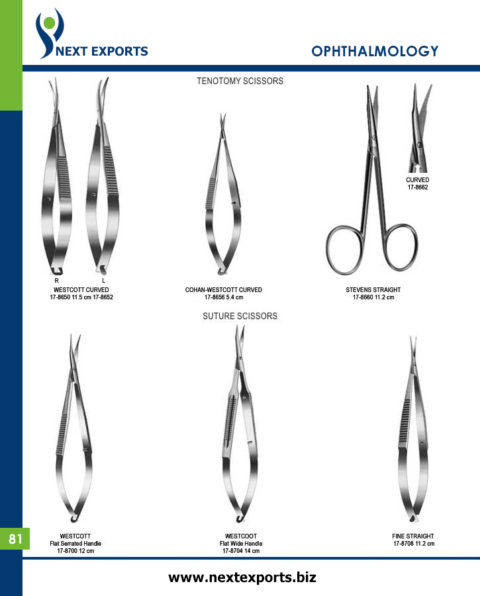 Tenotomy & Suture Scissors